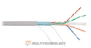 F/UTP 4pair, Cat6, Solid, In, PVC (NMC 4240A-GY)
