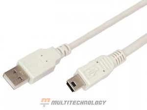Кабель USB (шт. mini USB - шт. USB A) 1.8 метра, серый REXANT (18-1134)