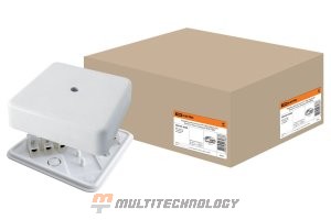 Коробка КР 100х100х29 ОП с клеммной колодкой, белая, IP40 (SQ1401-0208)
