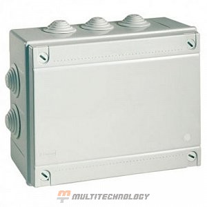 Коробка ответвительная с кабельными вводами IP55, 300х220х120 (54300)