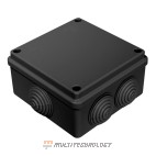 Коробка распределительная 40-0300-9005 для о/п безгалогенная (HF) черная 100х100х50