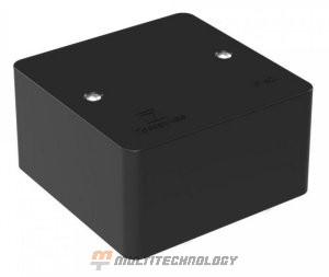 Коробка универсальная 85х85х45 для кабель-канала безгалогенная (HF) черная (40-0460-9005)