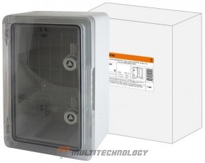 ЩМП-0-4, прозрачная крышка ABS, IP65, 400x300x220