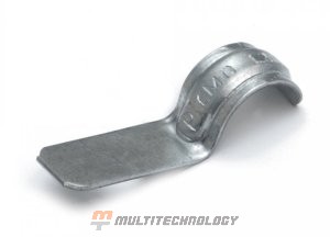Скоба металлическая однолапковая СМО 14-15 (без отверстий) (100шт) (PR08.5167)