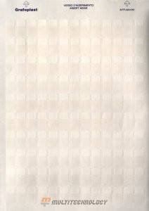 Табличка самоламинирующаяся 44х20мм, белая (480шт) (SITFL04420W)