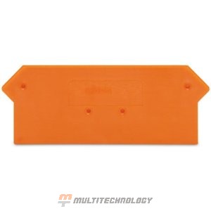 WAGO 280-326 торцевая и промежуточная пластина, оранжевая
