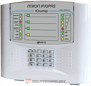 ППКОП "Юпитер-4 IP/GPRS", пластик, встроенная клавиатура